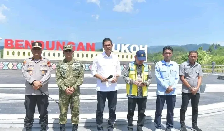 Sekda Aceh Hadiri Peresmian Bendungan Rukoh oleh Presiden Prabowo, Tonggak Baru Ketahanan Pangan Aceh