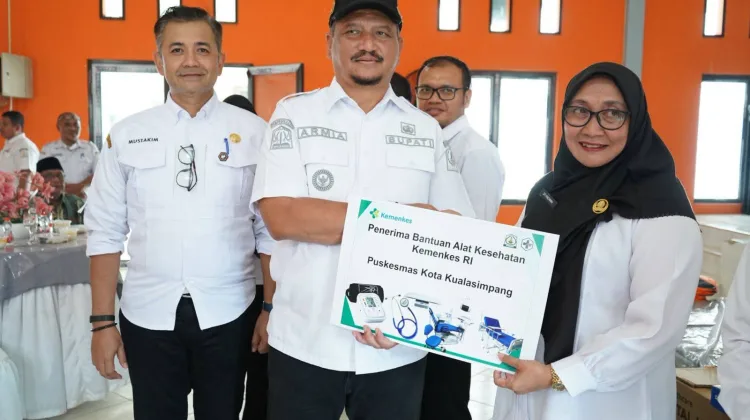 Aceh Tamiang Terima Bantuan Alkes Dari Kementerian Kesehatan