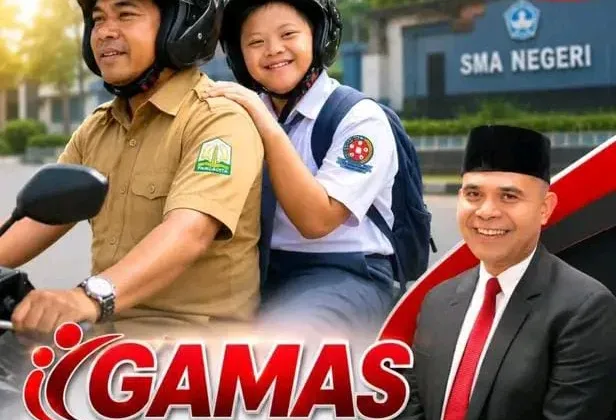 GaMas Ayah Mengantar Anak Ke Sekolah, Semangat Masa Depan Hebat!