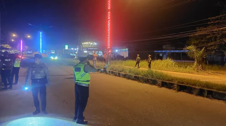Polres Aceh Singkil Gelar KRYD.Patroli Dan Pemeriksaan Kendaraan Cegah Gangguan Kamtibmas