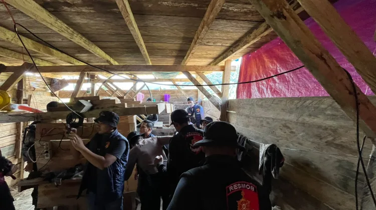 Polres Aceh Tengah Tertibkan Dugaan Aktivitas PETI di Pegasing, Ratusan Karung Material dan Peralatan Tambang Diamankan