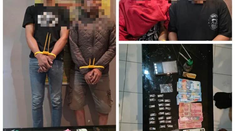 Satresnarkoba Polres Aceh Tengah Kembali Ungkap Peredaran Narkoba, 4 Pelaku Ditangkap Bersama Puluhan Paket Sabu