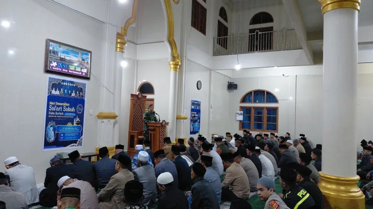Safari Subuh Forkopimda, Dandim Aceh Tengah Ajak Warga Perangi Narkoba dan Bijak Bermedia Sosial